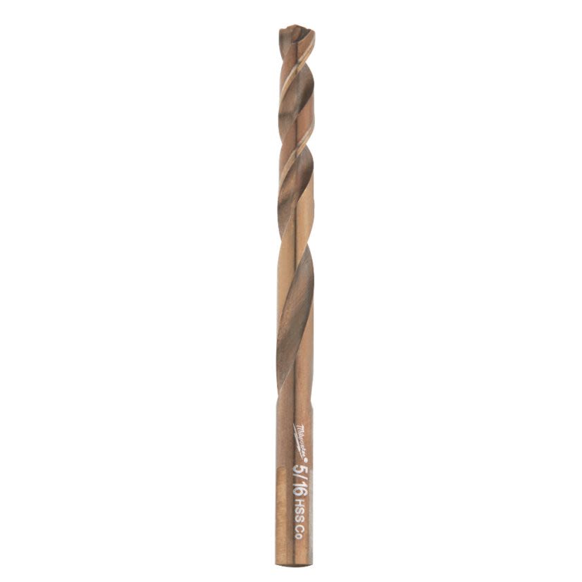 Milwaukee RED HELIX 48-89-2317 Jobber Length Drill Bit, 5/16 in Drill - Fraction, 0.3125 in Drill - Decimal Inch, 135 deg Point, Steel, Uncoated